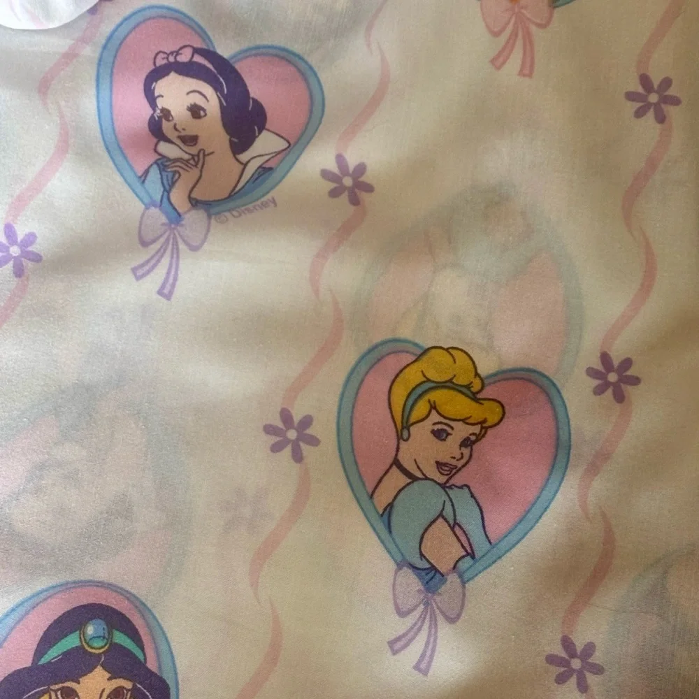 Rare Vintage 90s Disney Princess Twin Mattress Cover
